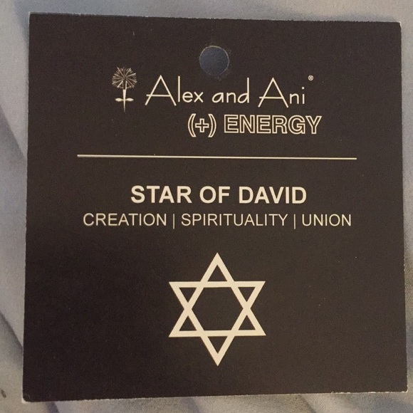 Alex and Ani Star of David Bracelet - Picture 2 of 3